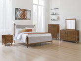 J&M Furniture - Ashley Furniture - Lyncott Queen Upholstered Panel Bed - Queen Upholstered Panel Bed - B615B2